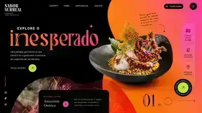 Modelo de site Delivery 3